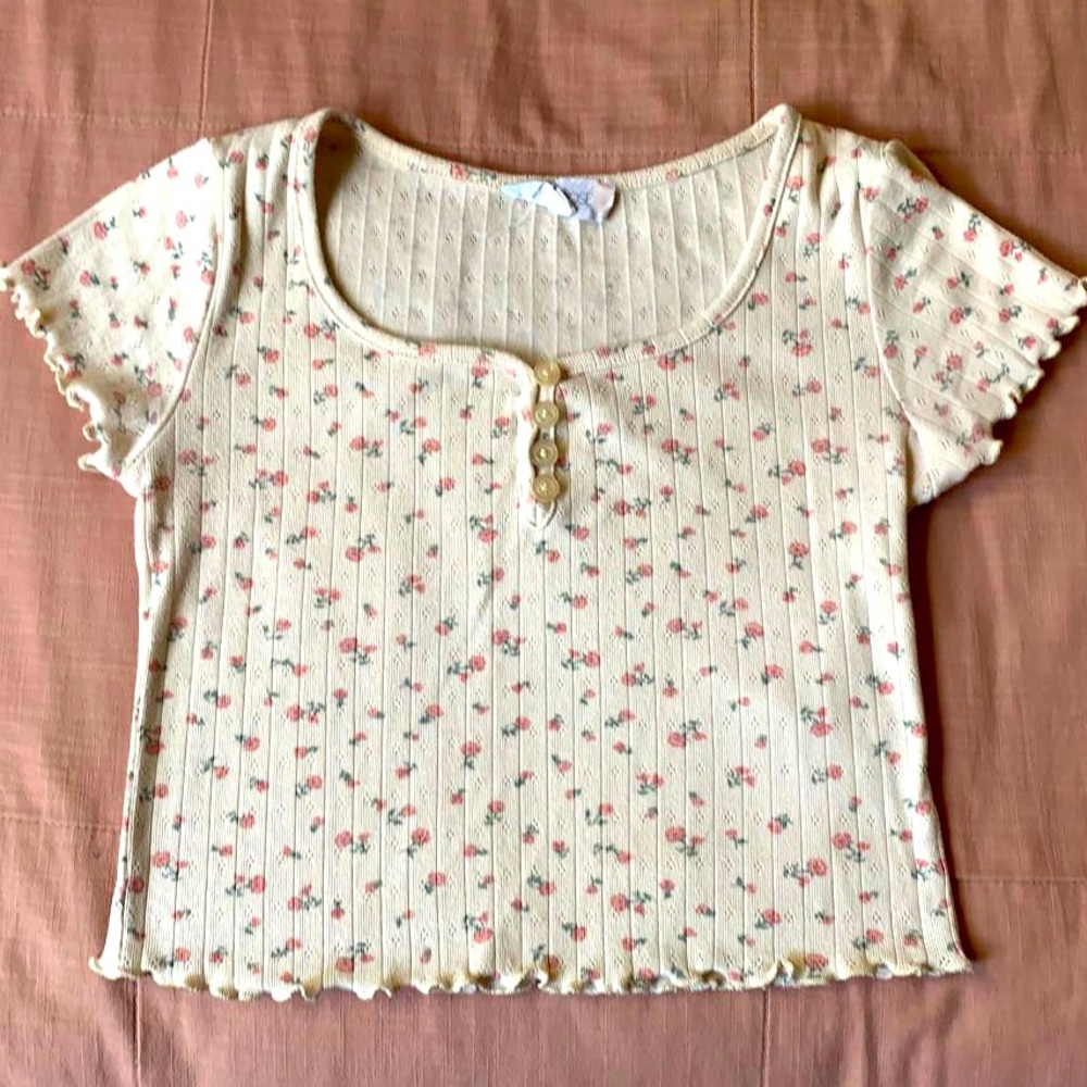 Cute Teen Floral Top